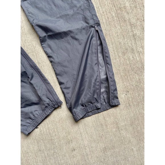 Vintage 90’s Grey Tag Nike Grey Track Pants Zipper Tapered Jogger Made in USA L - Picture 4 of 7